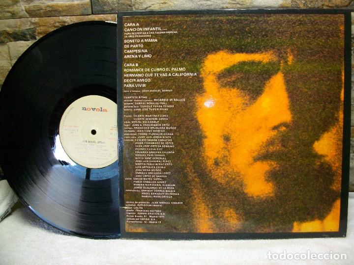 Discos de vinilo: Joan Manuel Serrat Joan Manuel Serrat LP GATEFOLD - Foto 3