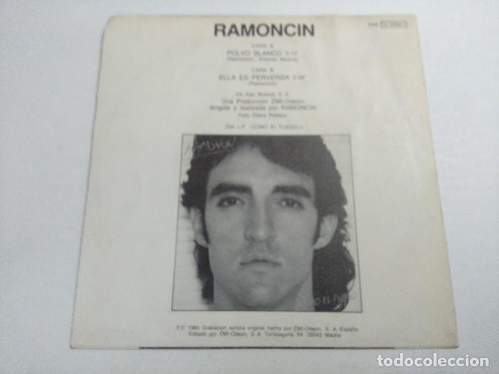Discos de vinilo: SINGLE/RAMONCIN/POLVO BLANCO. - Foto 3