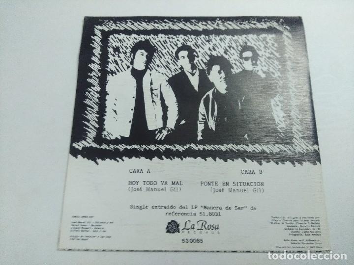 Discos de vinilo: SINGLE/PANICO SPEED/HOY TODO VA MAL. - Foto 3