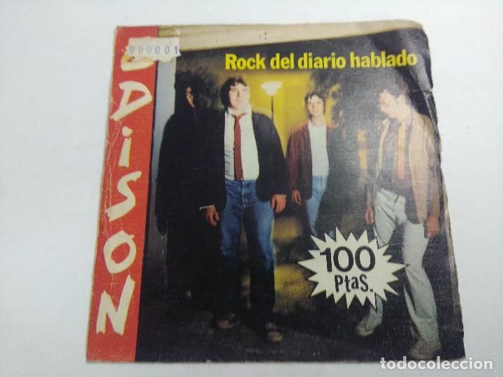 Discos de vinilo: SINGLE/EDISON/ROCK DEL DIARIO HABLADO. - Foto 1