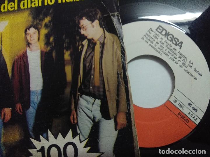 Discos de vinilo: SINGLE/EDISON/ROCK DEL DIARIO HABLADO. - Foto 2