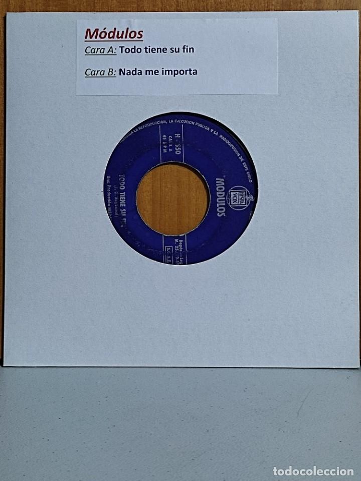 Discos de vinilo: MODULOS - TODO TIENE SU FIN/ NADA ME IMPORTA - - Foto 1