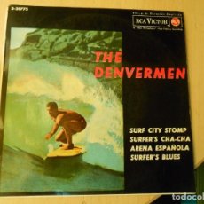 Discos de vinilo: DENVERMEN, THE, EP, SURF CITY STOMP + 3, AÑO 1964. Lote 268408094