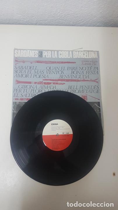 Discos de vinilo: SARDANES PER LA COBLA BARCELONA - Foto 3