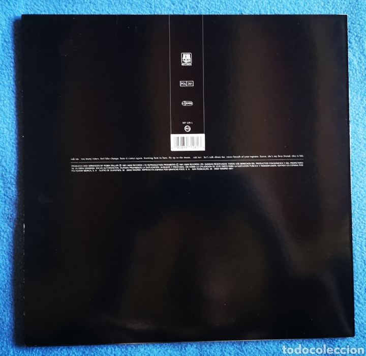 Discos de vinilo: BLACK - TOO MANY TIMES - 1991 - LP - Foto 2