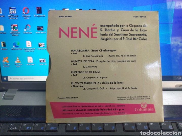 Discos de vinilo: Nene EP malasombra + 3 1965 - Foto 2