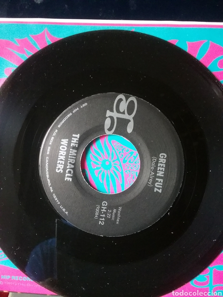 Discos de vinilo: MIRACLE WORKERS 1989 Get Hip Records 7&rdquo; - Foto 4