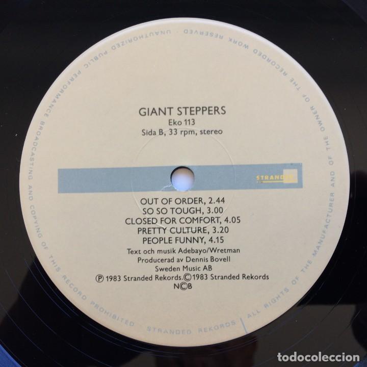 Discos de vinilo: Giant Steppers ‎– Giant Steppers Sweden,1983 Stranded Rekords - Foto 3 - 262240945