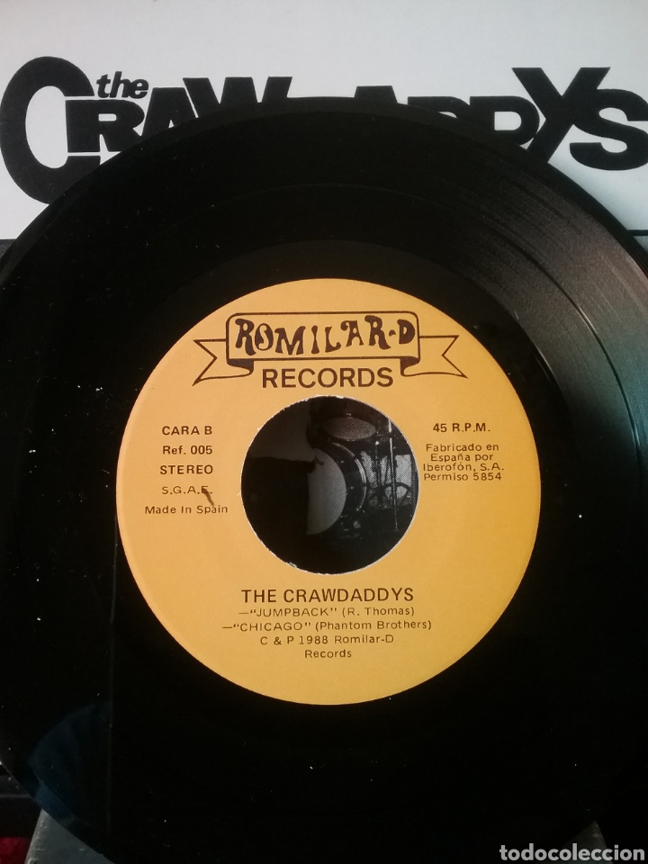 Discos de vinilo: The CRAWDADDYS 1988 Romilard -D Spain .Single. - Foto 4