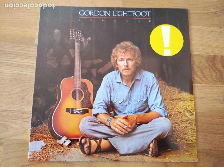 Discos de vinilo: GORDON LIGHTFOOT &rdquo; Sundown&rdquo; - Foto 1
