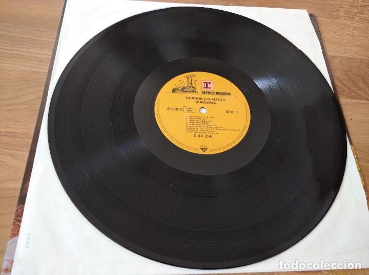 Discos de vinilo: GORDON LIGHTFOOT &rdquo; Sundown&rdquo; - Foto 3