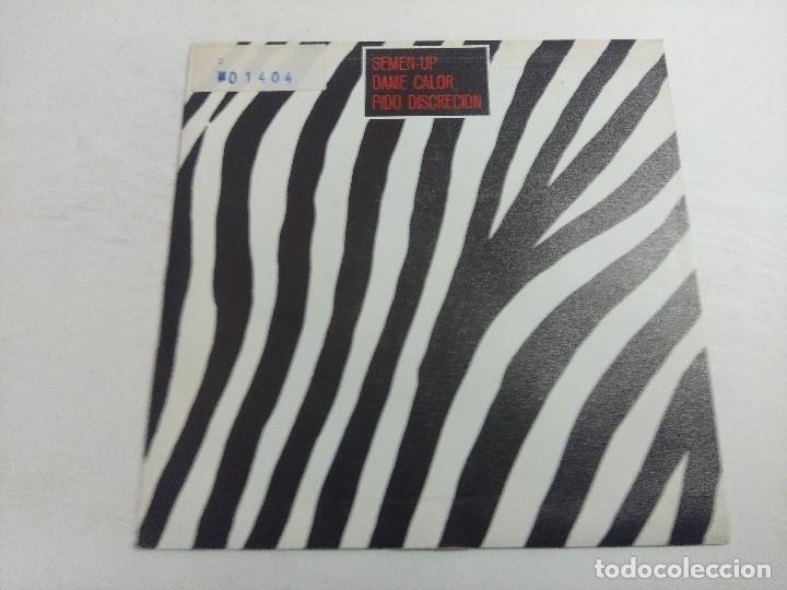 Discos de vinilo: SINGLE/SEMEN-UP/DAME CALOR. - Foto 1
