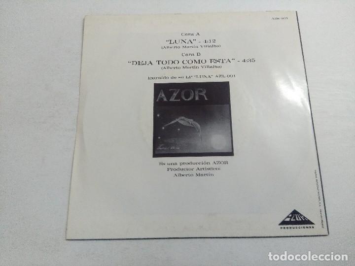 Discos de vinilo: SINGLE/AZOR/LUNA/PROMOCIONAL. - Foto 3