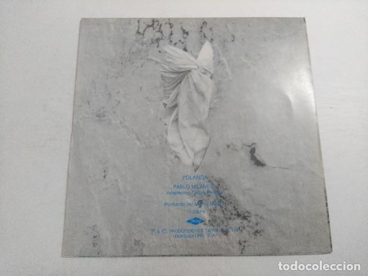 Discos de vinilo: SINGLE/DANZA INVISIBLE/YOLANDA. - Foto 3