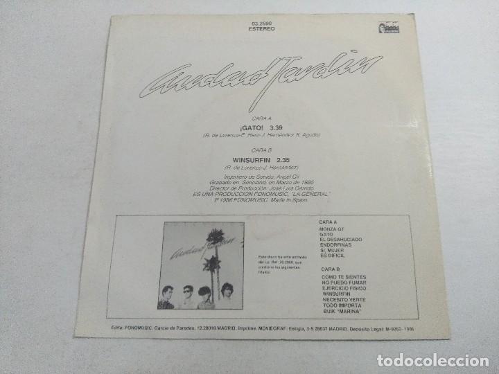 Discos de vinilo: SINGLE/CIUDAD JARDIN/GATO. - Foto 3