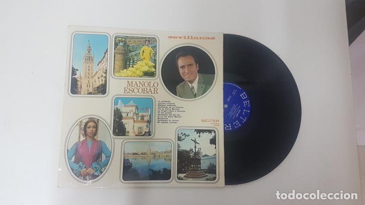 Discos de vinilo: Manolo Escobar sevillanas belter - Foto 3