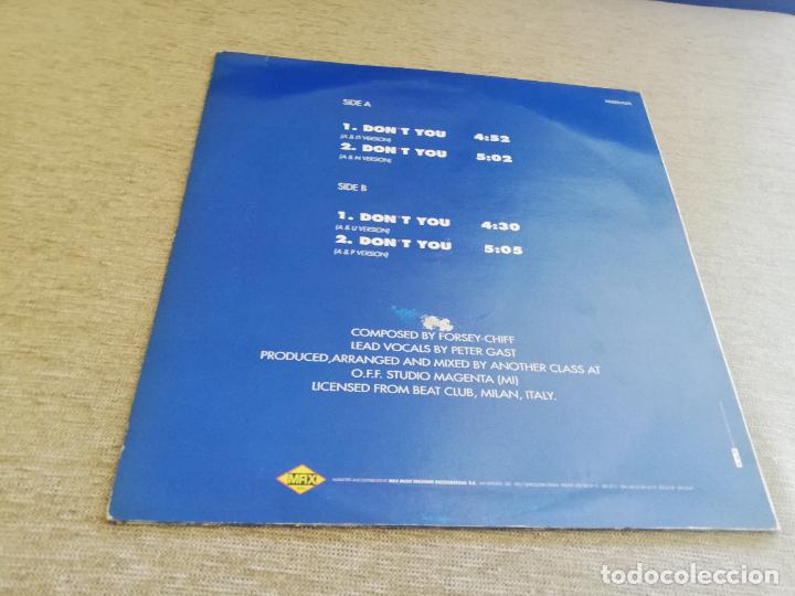 Discos de vinilo: Another class-dont remixes. maxi - Foto 2