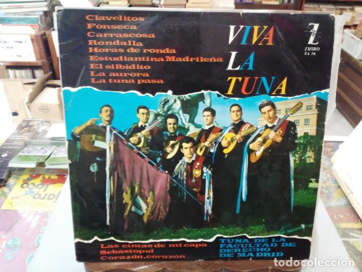 Vinyl-Schallplatten: Viva la Tuna - Tuna de la Facultad de Derecho de Madrid - LP. sello Zafiro 1964