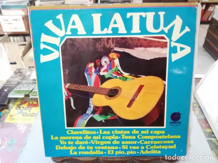 Discos de vinilo: Viva la tuna - Tunas Varias - LP. sello Impacto 1974