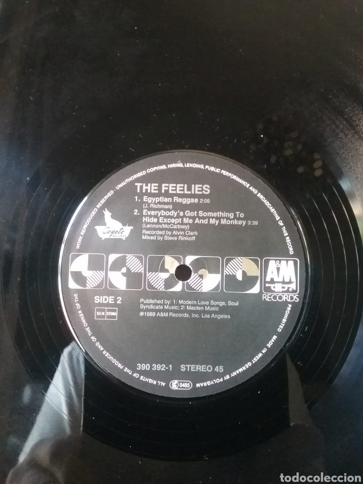 Discos de vinilo: The FEELIES 1988 A& M Records - Foto 3