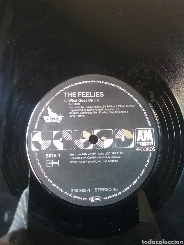 Discos de vinilo: The FEELIES 1988 A& M Records - Foto 4