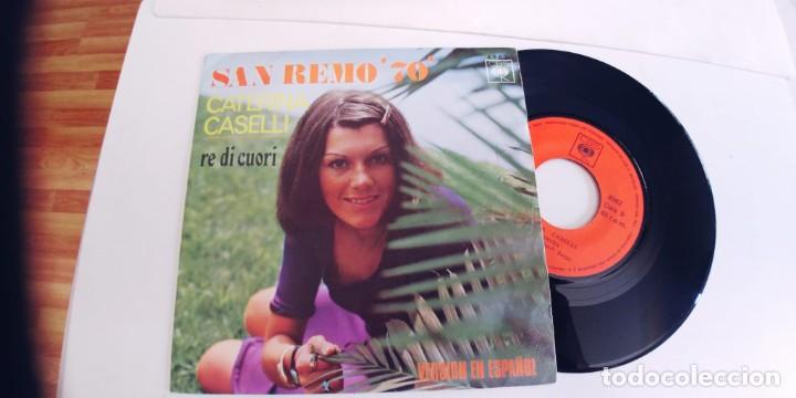 Discos de vinilo: CATERINA CASELLI-SINGLE REY DE CORAZONES - Foto 1