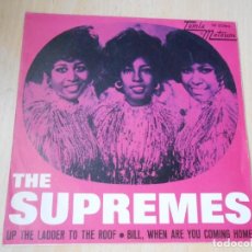 Discos de vinilo: SUPREMES, THE, SG, UP THE LADDER TO THE ROOF + 1, AÑO 1970. Lote 268908764