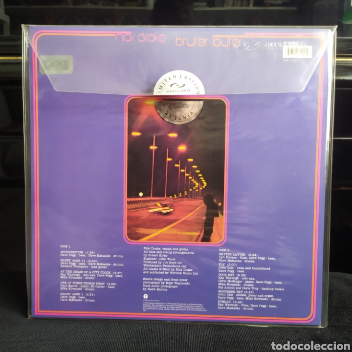 Discos de vinilo: Nick Drake - Bryter Layter - Foto 2