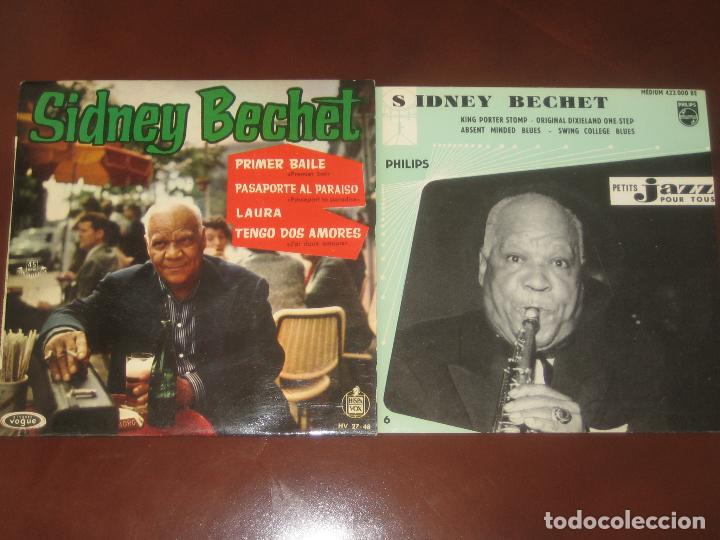 Discos de vinilo: SIDNEY BECHET - LOTE DE DOS EPS BUEN ESTADO - Foto 1