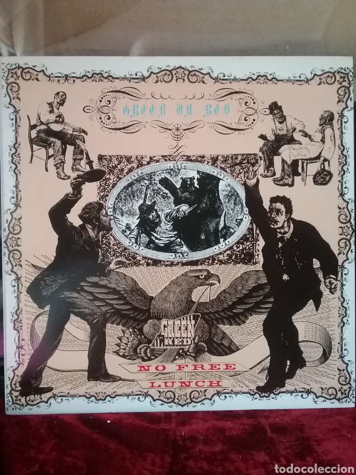Discos de vinilo: GREEN on RED 1985 Polygram Iberica.Phonogram Spain - Foto 1