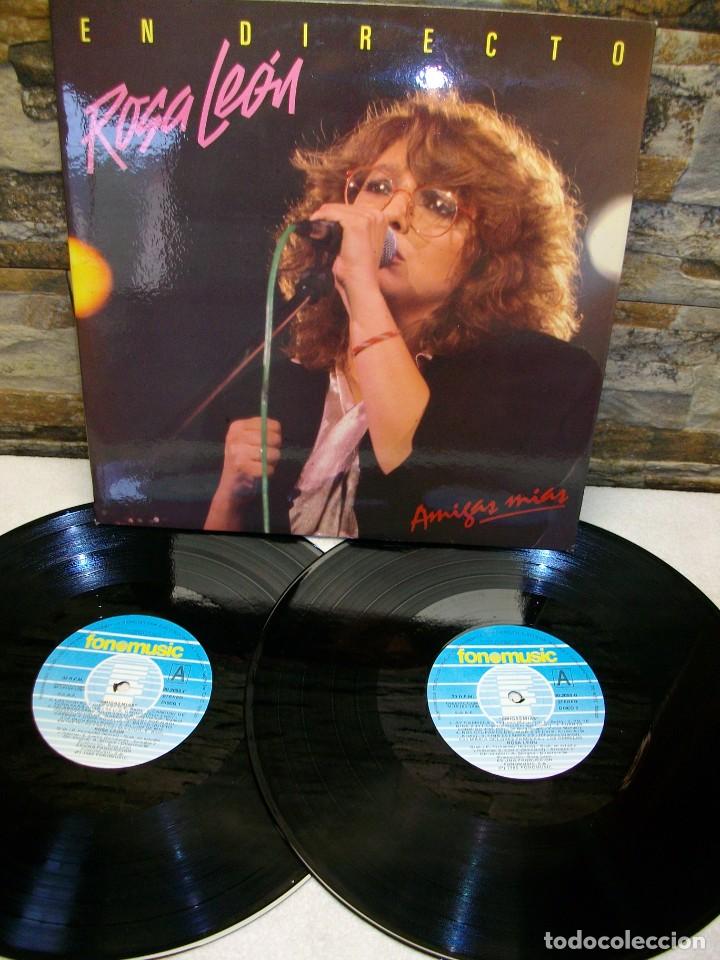 Discos de vinilo: ROSA LE&Oacute;N Amigas Mias DISCO 2 LP - Foto 1
