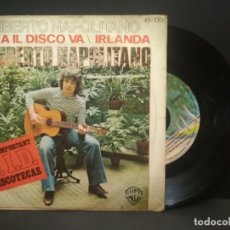 Discos de vinilo: UMBERTO NAPOLITANO / ORA IL DISCO VA / IRLANDA (SINGLE 1976) PEPETO. Lote 268999189
