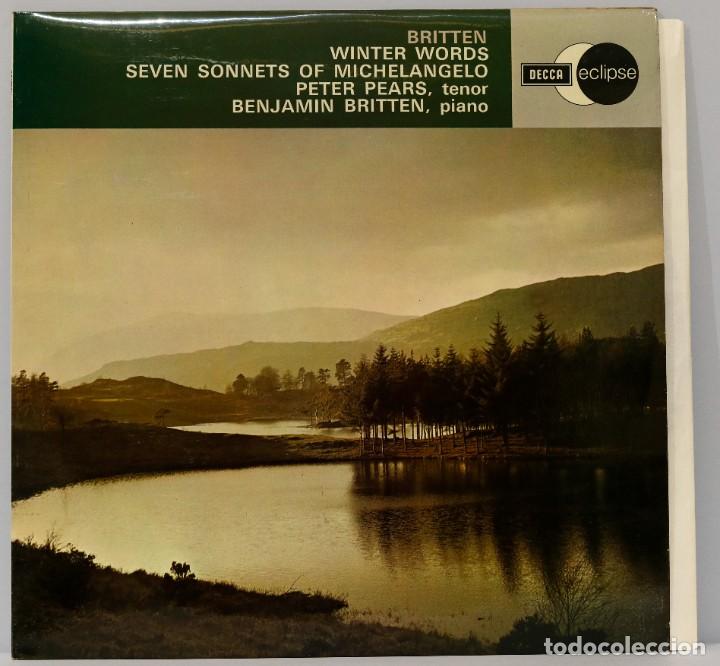 Discos de vinilo: LP. BRITTEN. WINTER WORDS - Foto 1