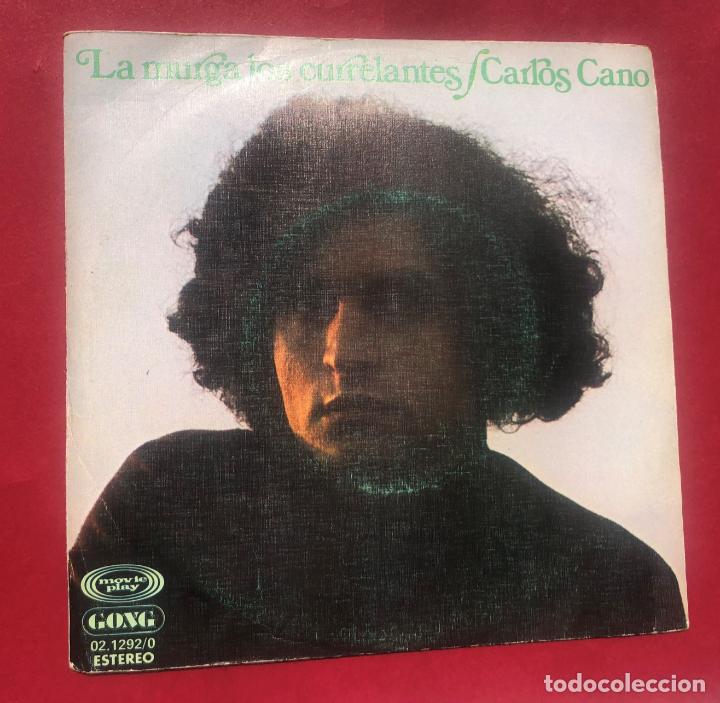 Discos de vinilo: DISCO SINGLE CARLOS CANO, LA MURGA LOS CURRELANTES, 1977 - Foto 1