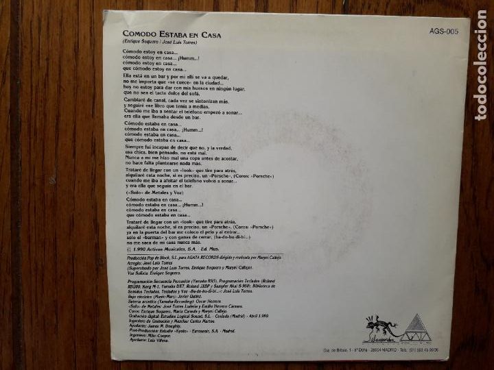 Discos de vinilo: Pop de block - c&oacute;modo estaba en casa (la misma canci&oacute;n en las dos caras) - Foto 2