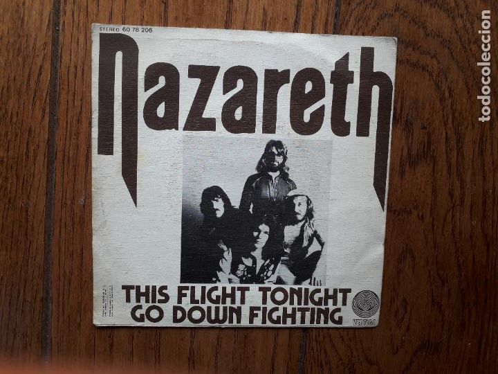 Discos de vinilo: Nazareth - this flight tonigth + go down fighting - Foto 2