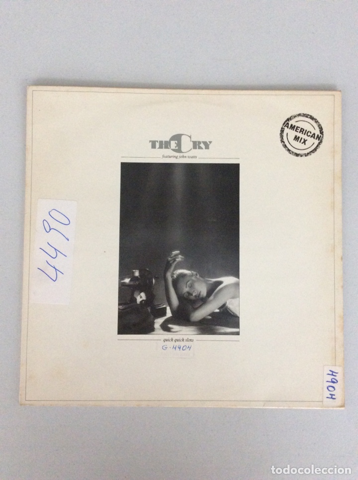 Discos de vinilo: The Cry. American mix. featuring John Watts. Quick quick slow - Foto 1