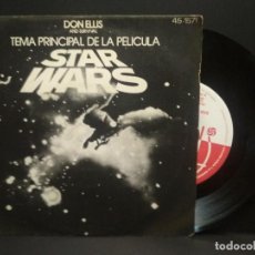 Discos de vinilo: DON ELLIS - STAR WARS - TEMA PRINCIPAL - SINGLE HISPAVOX SPAIN 1977 PEPETO