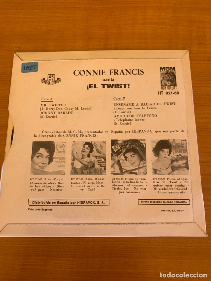 Discos de vinilo: Connie Francis - El Twist - Foto 2