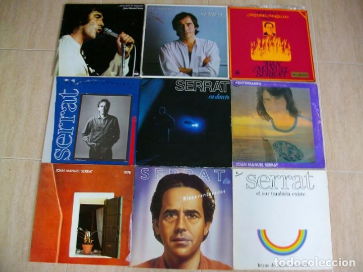 Discos de vinilo: JOAN MANUEL SERRAT LOS MEJORES EXITOS 9 LP - Foto 1