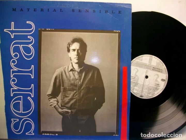 Discos de vinilo: JOAN MANUEL SERRAT MATERIAL SENSIBLE LP - Foto 1