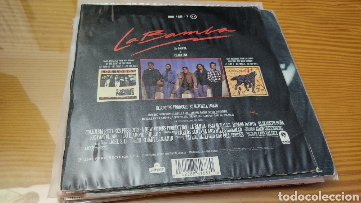 Discos de vinilo: Disco vinilo single LOS LOBOS - Foto 2