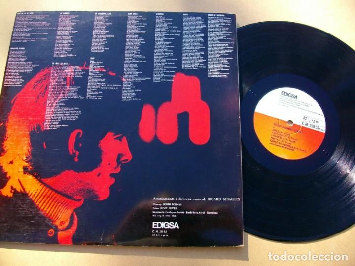 Discos de vinilo: JOAN MANUEL SERRAT COM HO FA EL VENT LP - Foto 3