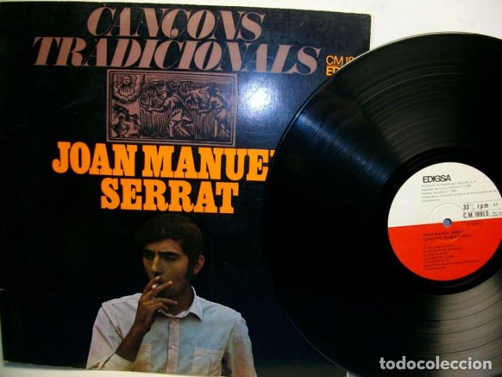 Discos de vinilo: JOAN MANUEL SERRAT CAN&Ccedil;ONS TRADICIONALS EDICI&Oacute;N GATEFOLD LP - Foto 1