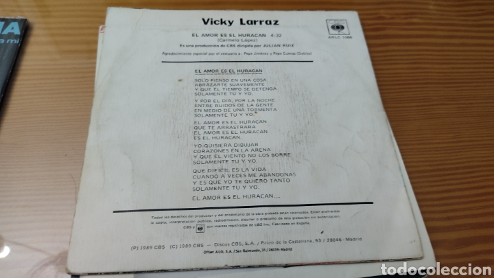 Discos de vinilo: Disco vinilo single VICKY LARRAZ - Foto 2