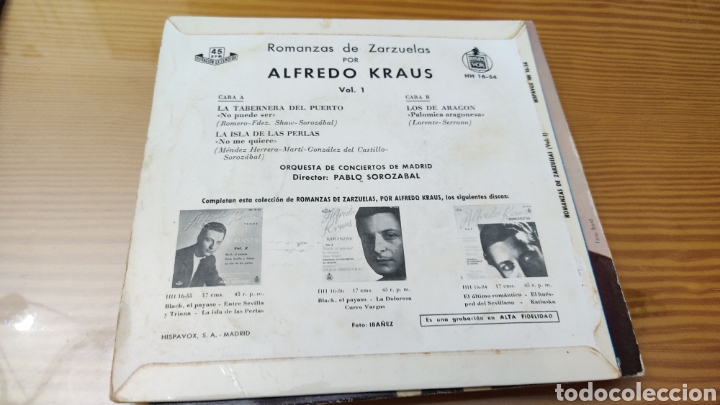 Discos de vinilo: Disco vinilo single ALFREDO KRAUS - Foto 2