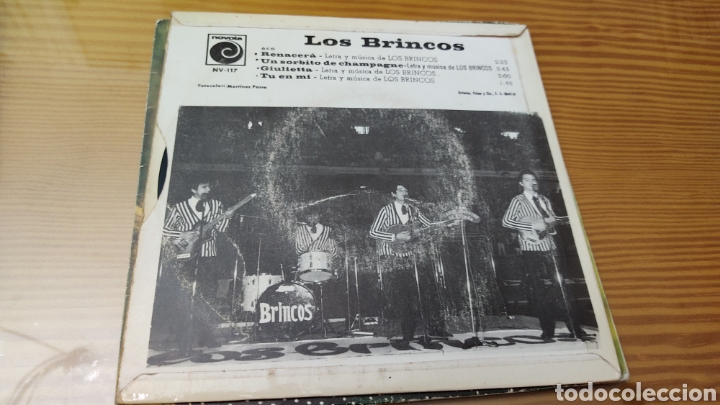 Discos de vinilo: Disco vinilo single LOS BRINCOS - Foto 2