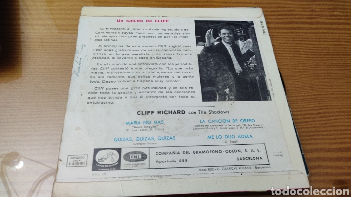 Discos de vinilo: Disco vinilo single CLIFF RICHARD - Foto 2