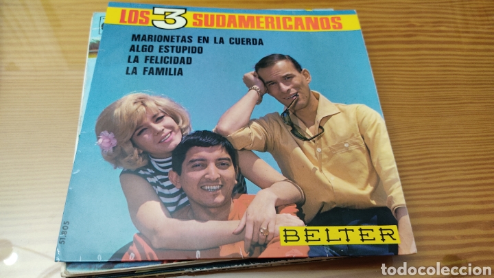 Discos de vinilo: Disco vinilo single LOS 3 SUDAMERICANOS - Foto 1