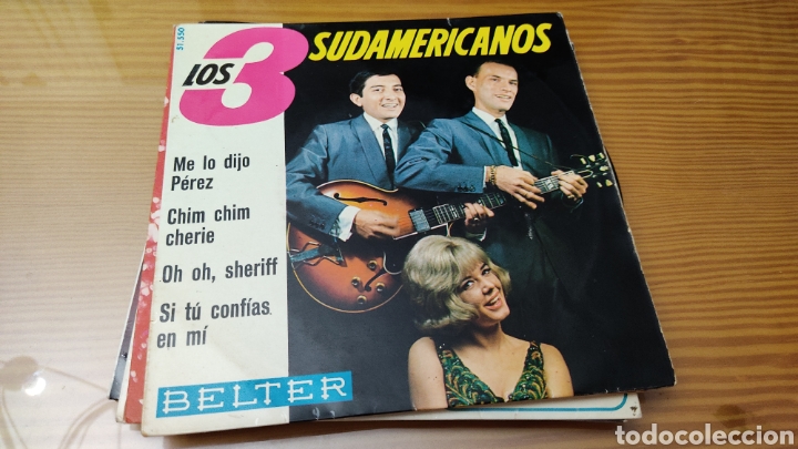 Discos de vinilo: Disco vinilo single LOS 3 SUDAMERICANOS - Foto 1